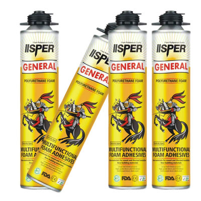 Un bon prix. 750ml Mousse de polyuréthane ignifuge beige blanc pour le calfeutrage des portes et fenêtres en ligne