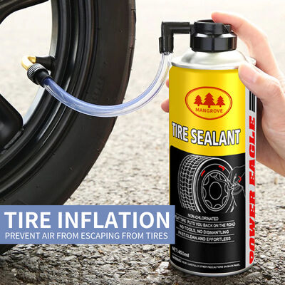 Un bon prix. Scellant et gonfleur pour pneus de voiture, 400ML, réparation d'urgence pour pneus de moto, scellant par perforation, produits adhésifs efficaces en ligne
