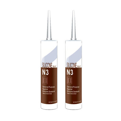 Mastic silicone acide facile d'application 480g finition lisse pour joints d'étanchéité parfaits et nets
