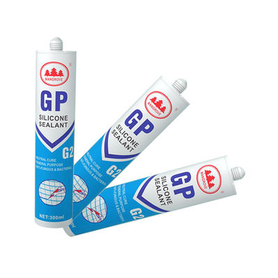 Séchage rapide Acétique Silicone Sealant Résistant à la moisissure Collage de verre blanc