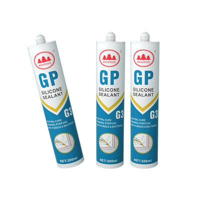 Réservoir de poisson de plafond acide Garniture vitrée à séchage rapide Silicone blanc brillant