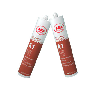 Mastic silicone acétique à séchage rapide, étanche, blanc, sol, mur, extérieur