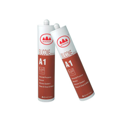 Un bon prix. Mastic silicone à l'acide acétique résistant aux intempéries Noir Installation de verre de construction en ligne
