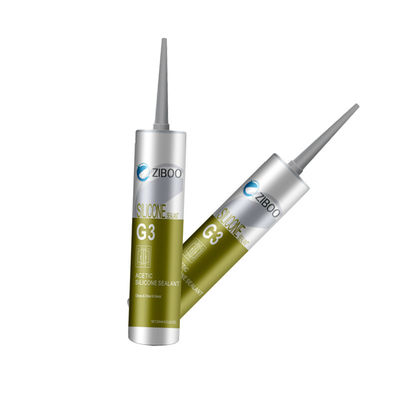 Colle silicone acétique étanche 300ml pour verre, aluminium et lavabos