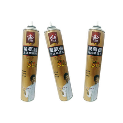 Polyuréthane mousse de remplissage de la lacune retardateur de flamme adhésion du navire adhésif en mousse blanche d'expansion