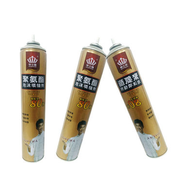 Un bon prix. Le produit de remplissage des lacunes de l'OEM est un scellant en mousse de polyuréthane de 750 ml pour l'isolation des bâtiments en ligne