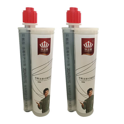 Adhésif d'ancrage chimique pour la plantation de rebords 360 ml 5:1 composite de couleur grise rouge