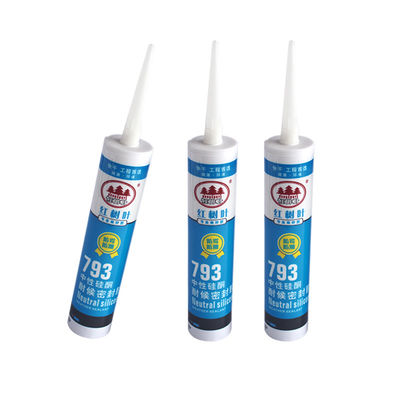 Un bon prix. Application de façades de bâtiments Sédatif de silicone neutre à pâte lisse et MSDS certifié sans bulles ni particules en ligne