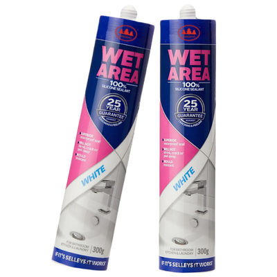 25 ans garantie 100% sédatif en silicone zone humide anti humidité carreaux de salle de bain 300g blanc
