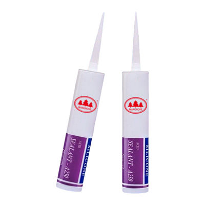 Sédatif de silicone acide à durcissement rapide sédatif de salle de bain pâte forte 300 ml blanc