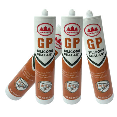 Mastic silicone acétique transparent en gros 300 ml pour fenêtres, verre et portes