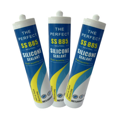 Mastic d'étanchéité pour verre de fenêtre noir neutre anti-moisissure et imperméable pour OEM