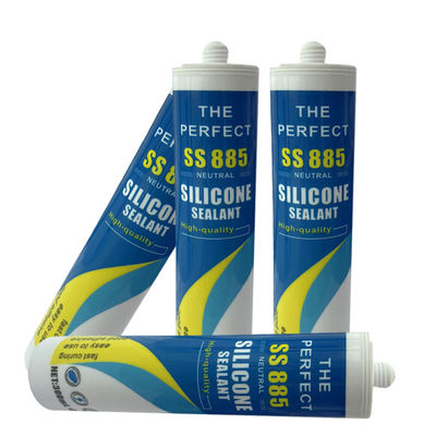 Un bon prix. L' adhésif adhésif neutre de silicone blanc pour le cadre de fenêtre de l' évier de salle de bain en ligne