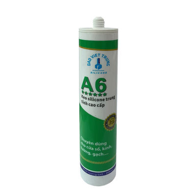 Adhésif d'étanchéité silicone acide pour salle de bain, transparent, fenêtre, 300 ml, étanche