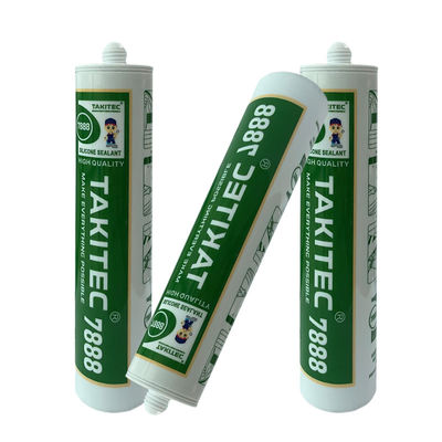 Adhésif à prise acétique pour aquarium en verre d'Asie du Sud-Est Acide acétique à usage général Mastic silicone pour façade rideau