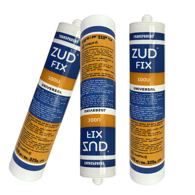 Joint multifonctionnel d'étanchéité 300 ml à prise rapide, adhésif 100% silicone pour la construction, silicone neutre