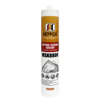 OEM échantillon gratuit Blanc neutre Cure Silicone Sealant Adhésif Porte de fenêtre