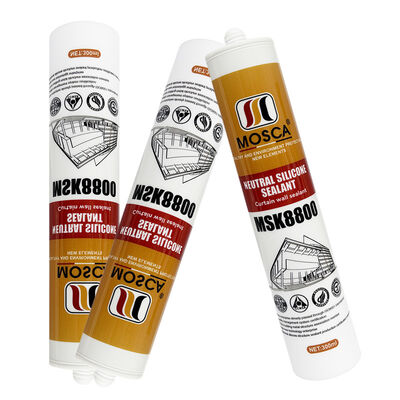 Portes structurelles neutres noires de Windows de bâtiment de mastic de silicone 300ml