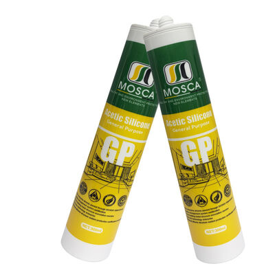 Un bon prix. Mastic Silicone acétique blanc étanche 300ml, pour salle de bains, fenêtre et cuisine en ligne