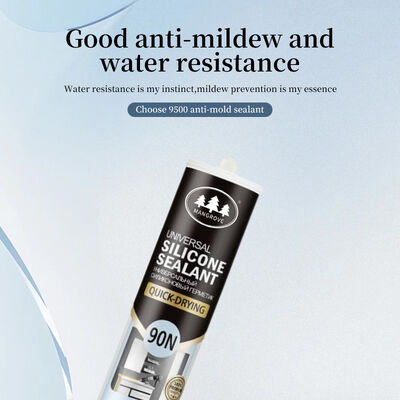 100% Silicone résistant à l'eau, forte viscosité, anti-moisi, adhésif de calcination en céramique pour les éviers de salle de bain